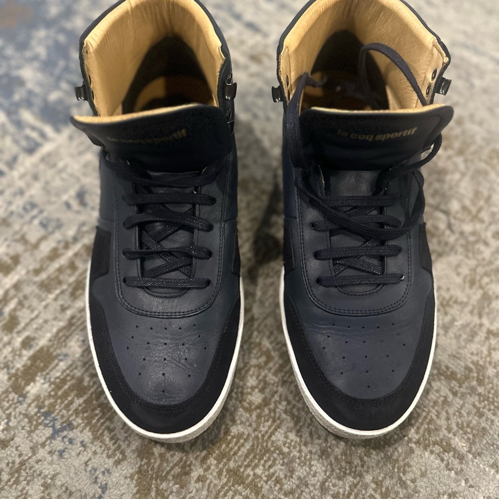 Men's Black High-Top Sneakers